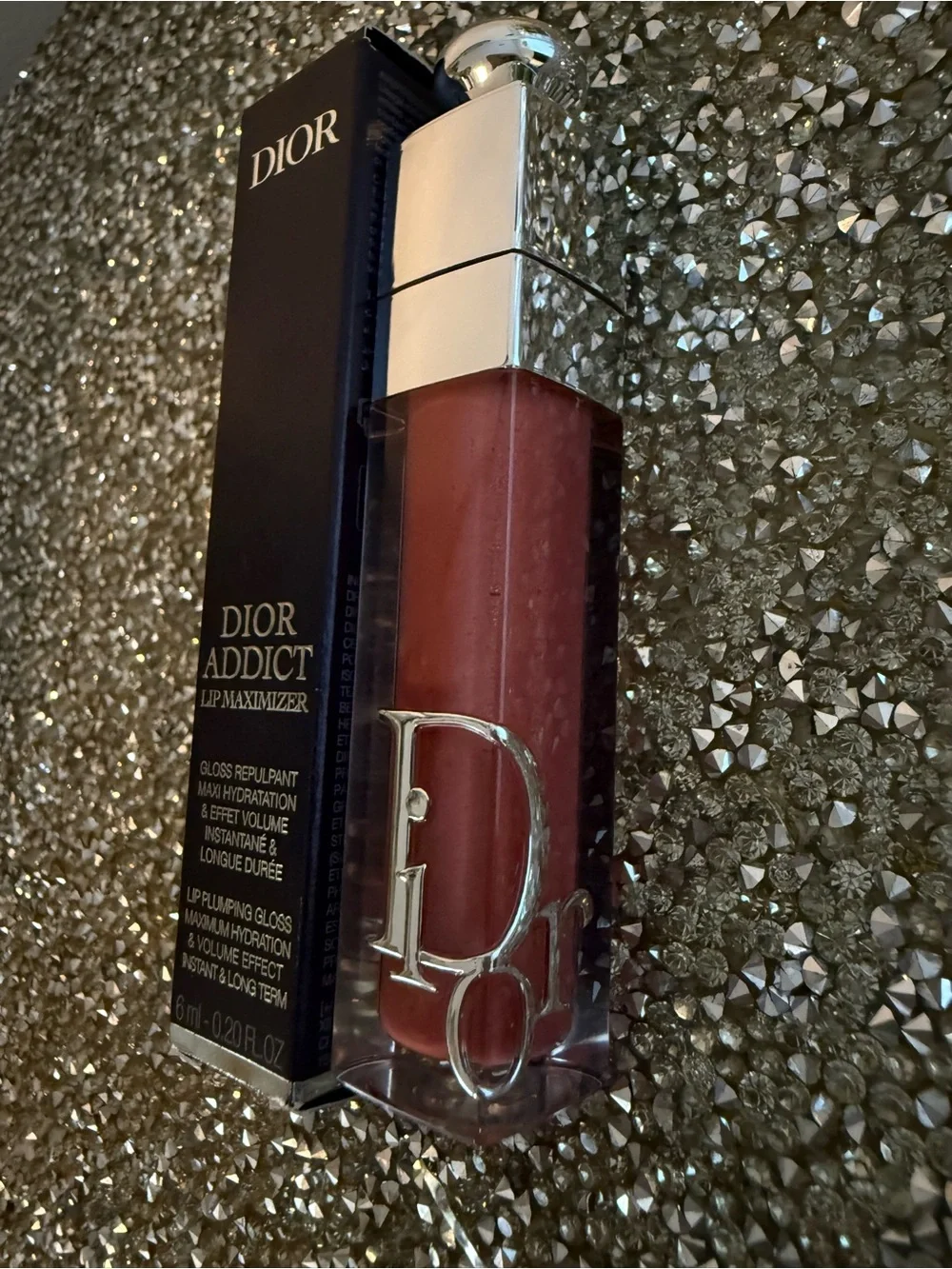 DIOR WOMEN ADDICT LIP MAXIMIZER 012 ROSEWOOD PLUMPING GLOSS NUDE